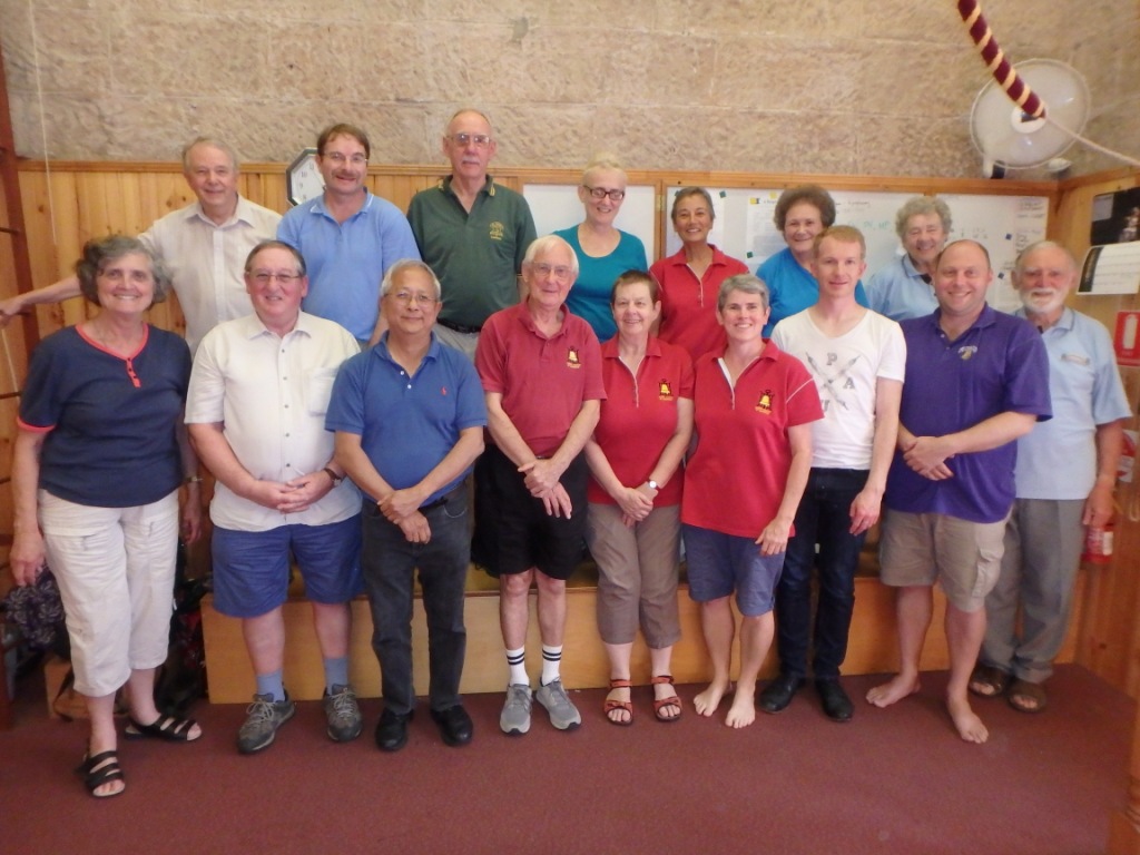 Ringers at the Christ Church St Laurence 160th ringing celebration