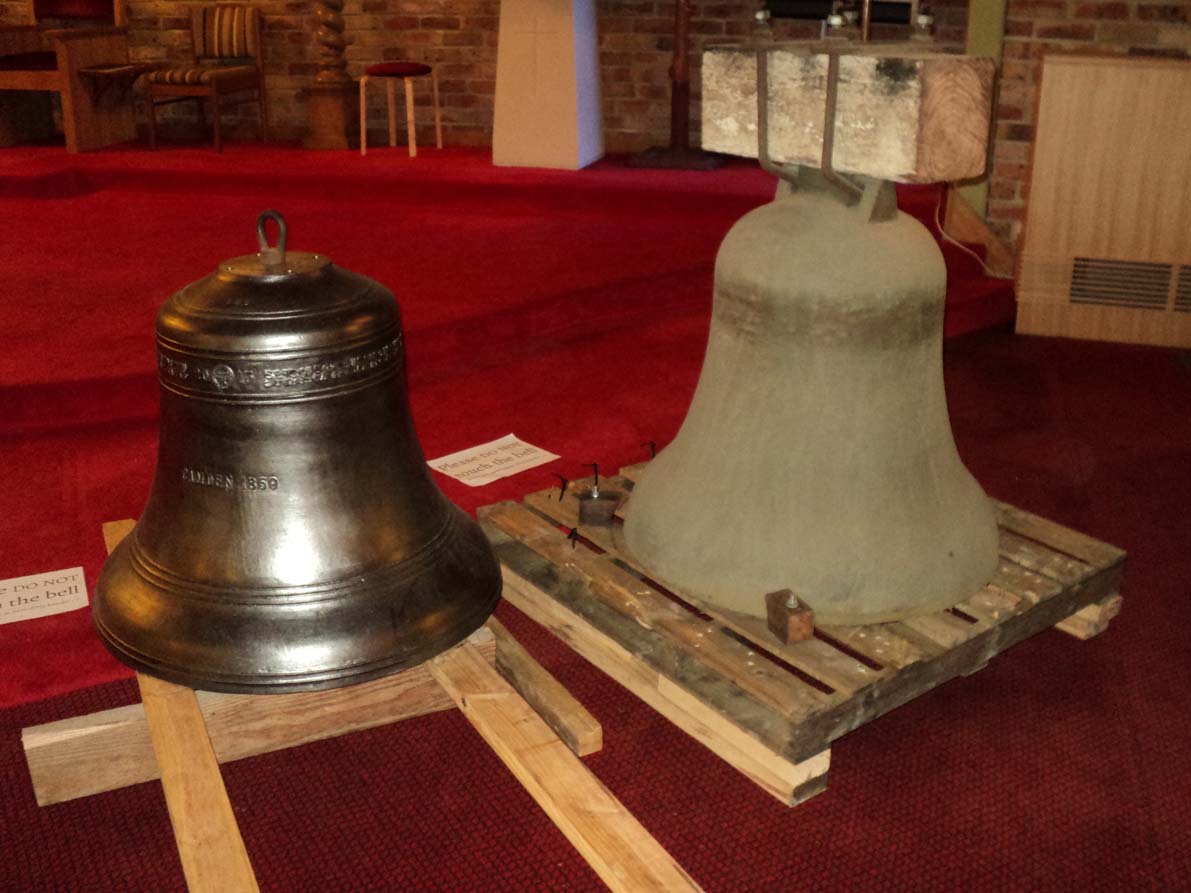 Old and new service bells at Camden