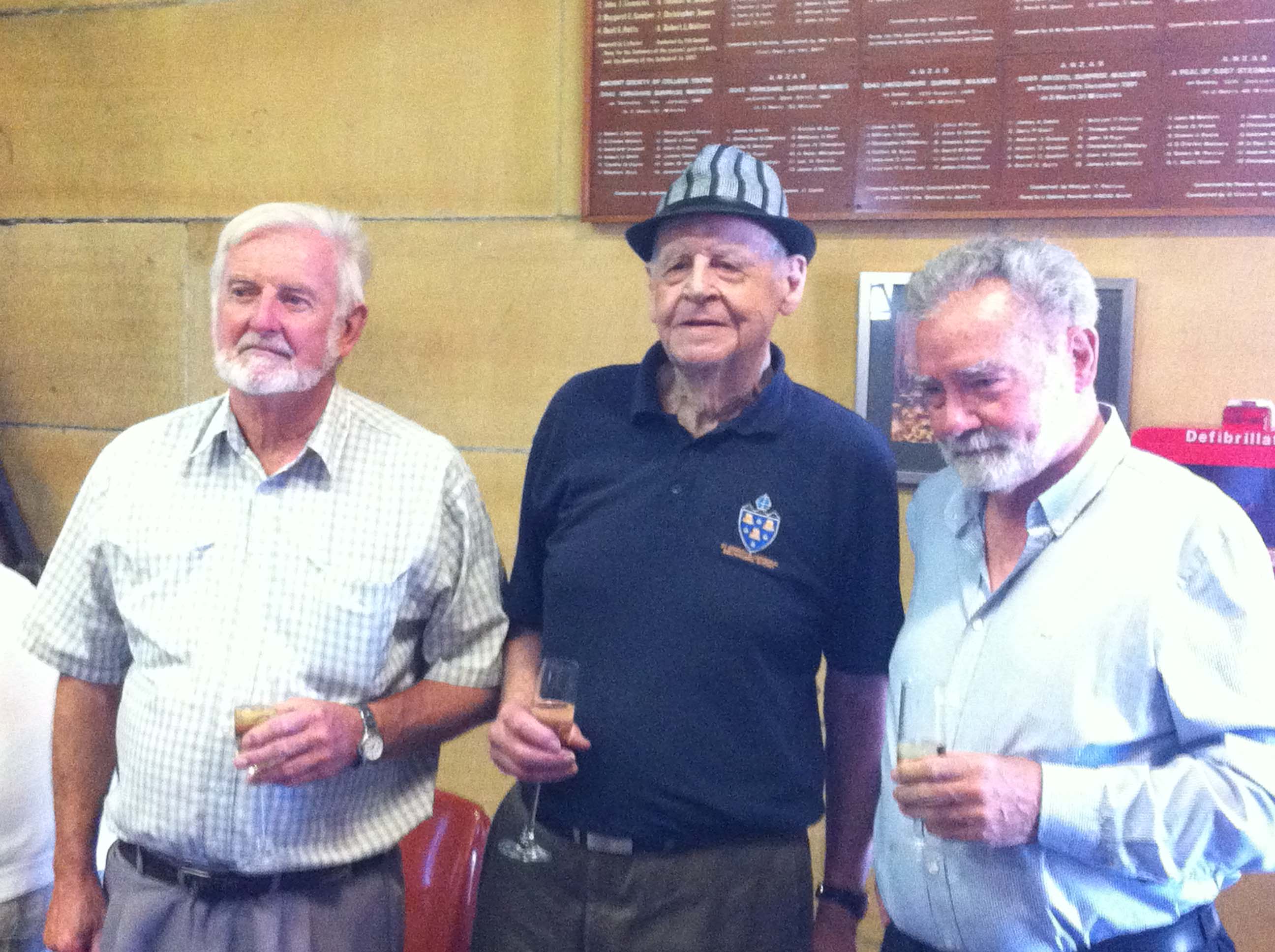 Bill Watson, Tom Goodyer and Ralph Clark